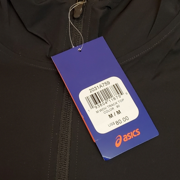 Asics Men's Team Woven Track Top - Picture 3 of 3